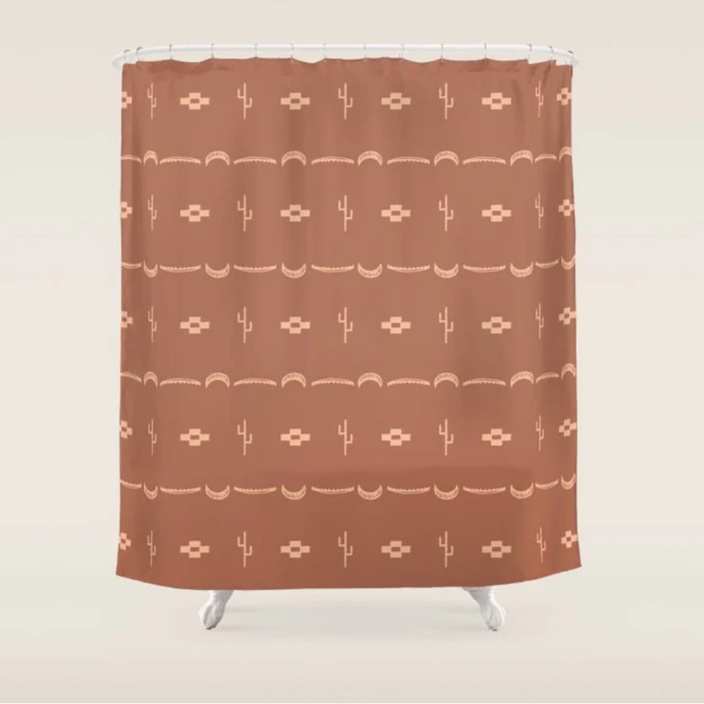 Southwestern Mauve Shower Curtain